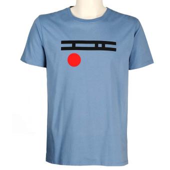blauw t-shirt red dot