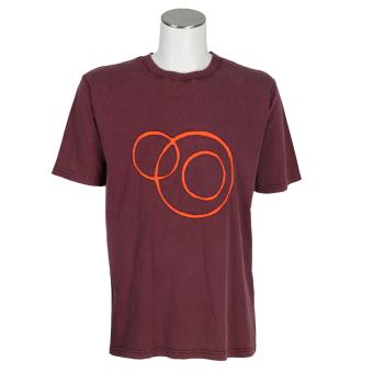 design t-shirt orange circle